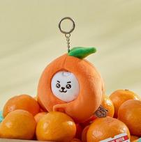BT21 Baby Oranžinės Šventės Mini Žaisliukų Raktų Pakabukų Rinkinys – 6 Veikėjai RJ