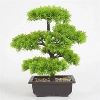 Imituotos pušų spyglių kalnų kiparisų dirbtiniai augalai bonsai namų dekoravimas žali augalai bonsai kūrybingas viešbučio sodo dekoras A