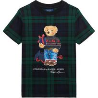 Polo Ralph Lauren T-Shirt Ss23 Casual Printed Crew Neck Short Sleeve Kids Tops Dark-Green 323920643-001 L