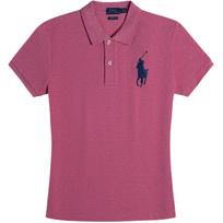 Polo Ralph Lauren Big Pony Embroidered Short Sleeve Polo Shirt Women tops 211661697-052 XS