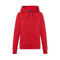 Polo Ralph Lauren FW23 Arkliuko Logotipo Siuvinėtas Su Gobtuvu Vilnos Ilgomis Rankovėmis Megztinis Moteriškas megztinis 211817657-006 XS