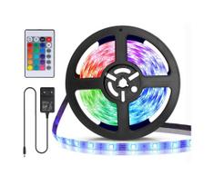 Aigostar - reguliuojama LED RGB juosta 5m LED/24W/12/230V IP65 + nuotolinis pultelis