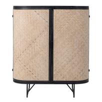 Natūralios spalvos iš bambuko spintelė 92x105x36,5 cm Ember – Bloomingville