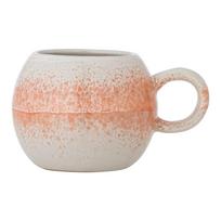 Oranžinės spalvos iš akmens masės puodelis 410 ml Paula – Bloomingville