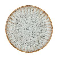 Mėlynos spalvos/smėlio spalvos skirta serviravimui iš akmens masės lėkštė ø 17 cm Fleur – Bloomingville