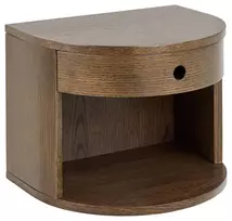Paron bedside table, Top oak veneer smoke, 40x31.5x30 cm