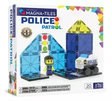 MAGNA-TILES Magnetinis konstruktorius „Policijos patrulis“, 20 det.