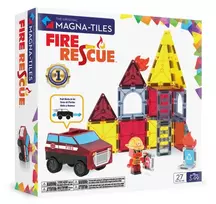 MAGNA-TILES Magnetinis konstruktorius „Ugniagesių automobilis“, 27 det.