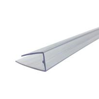 Užbaigimo profilis U, polikarbonato plokštėms, 8-10mm, L-2,1m, skaidrus, UP810X210S