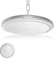 JBdusn 400 W UFO LED High Bay šviesa, 6500 K dirbtuvių lubų lempa, pramoninė lempa su grandine, IP65 vandeniui atsparus salės prožektorius, dirbtuvių lempa, dirbtuvių lubų šviesa gamykloms, garažams, sandėliams