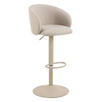 Smėlio spalvos reguliuojamo aukščio/su porankiais baro taburetė (sėdynės aukštis 86 cm) Eleanor – Actona