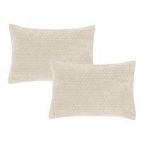 Dekoratyviniai pagalvių užvalkalai 2 vnt. 50x75 cm Attica Velvet Embroidered – Bianca