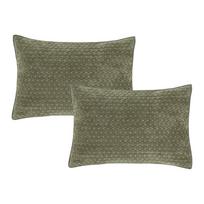 Dekoratyviniai pagalvių užvalkalai 2 vnt. 50x75 cm Attica Velvet Embroidered – Bianca