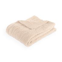Dramblio kaulo spalvos iš mikropliušo antklodė ir pledas 130x170 cm Aspen – Tiseco Home Studio