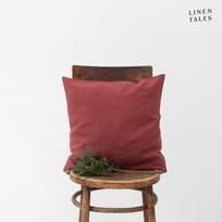 Iš lino dekoratyvinis pagalvės užvalkalas 45x45 cm Marsala – Linen Tales