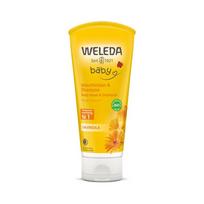WELEDA Baby Calendula medetkų šampūnas ir prausiklis 200 ml