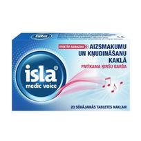 ISLA Medic Voice čiulpimo tabletės su vyšnių skoniu N20
