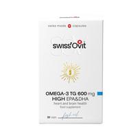 SWISS OVIT Omega-3 TG 600mg Žuvų taukų kapsulės N30