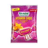 DR.SOLDAN Em-Eukal ImmunStark Vitamin Shot karamelės be cukraus 75 g