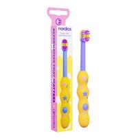 NORDICS Premium 4080 Yellow vaikiškas dantų šepetėlis (0-2 m.)