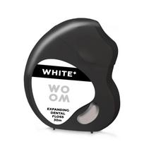WOOM White+ Besiplečiantis dantų siūlas 30m
