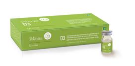 GLAM D3 Sebumo reguliatorius, aktyvinantis plaukų augimą organinis losjonas 12 AMPS x 6 ml