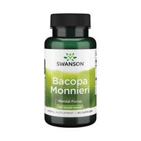 Swanson Bacopa Monnieri ekstraktas 250 mg - 90 kapsulių