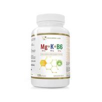 Progress Labs Magnis + kalis + vitaminas B6 - 120 kapsulių