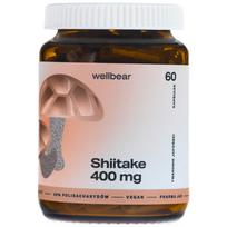 Wellbear Shiitake 400 mg - 60 kapsulių