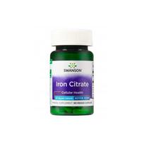 Swanson Geležies citratas 25 mg - 60 kapsulių