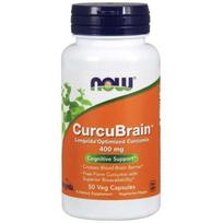 Now Foods CurcuBrain Longvida optimizuotas kurkuminas 400 mg - 50 kapsulių