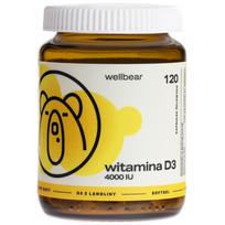 Wellbear Vitamin D3 4000 TV - 120 minkštosios kapsulės