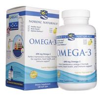 Nordic Naturals Omega-3 690 mg, Lemon - 120 minkštosios kapsulės