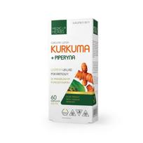Medica Herbs Curcumin + Piperine 600 mg - 60 kapsulių