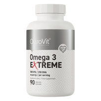 Ostrovit Omega 3 Extreme (500 EPA / 250 DHA) - 90 kapsulių