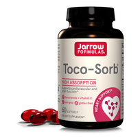 Jarrow Formulas Toco-Sorb, Mišrūs tokotrienoliai ir vitaminas E - 60 minkštųjų gelių