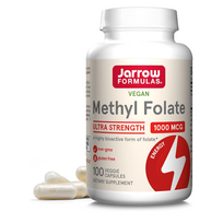 Jarrow Formulas Metilo folio rūgštis 1000 mcg - 100 kapsulių