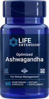 Life Extension Optimizuotas Ashwagandha ekstraktas - 60 Veg kapsulių