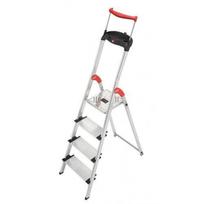 Buitinės kopėčios L85 ComfortLine / aliuminio / 4 pakopų