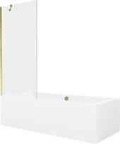 Vonia Mexen Cube su apdaila ir stiklo sienele, 170x80 cm + 80 cm