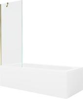 Vonia Mexen Vega su apdaila ir stiklo sienele, 180x80 cm + 70 cm