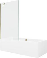 Vonia Mexen Cube su apdaila ir stiklo sienele, 180x80 cm + 100 cm