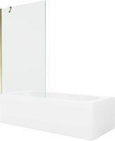 Vonia Mexen Vega su apdaila ir stiklo sienele, 160x70 cm + 100 cm