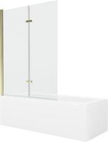 Vonia Mexen Cubik su apdaila ir stiklo sienele, 150x70 cm + 120 cm (II)