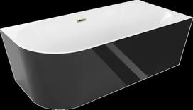 Vonia Mexen Mia, dešininė, 170 x 80 cm, White/Black+Gold