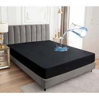 Čiužinio užvalkalas, Neperšlampama čiužinio apsauga 120x200 cm, Aukščiausios kokybės kvėpuojantis čiužinio užvalkalas, Triukšmo čiužinio užvalkalai, Neperšlampamas juodas paklodė