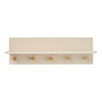 Smėlio spalvos sieninė lentyna su lentyna 50 cm Rocca – House Nordic