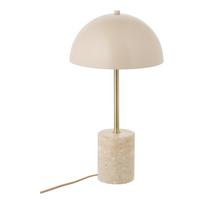 Smėlio spalvos stalinis šviestuvas (aukštis 45 cm) su metaliniu gaubtu Sheffield – House Nordic