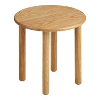 Iš ąžuolo masyvo apvalios formos šoninis stalas ø 40 cm Jena – House Nordic