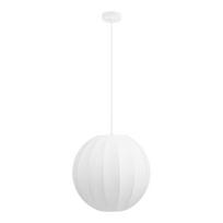 Baltos spalvos kabantis šviestuvas ø 40 cm su tekstiliniu gaubtu Coventry – House Nordic